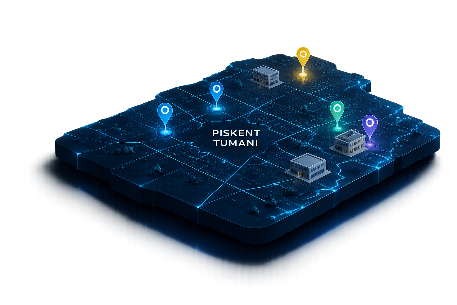 Piskent Invest AI 3D map